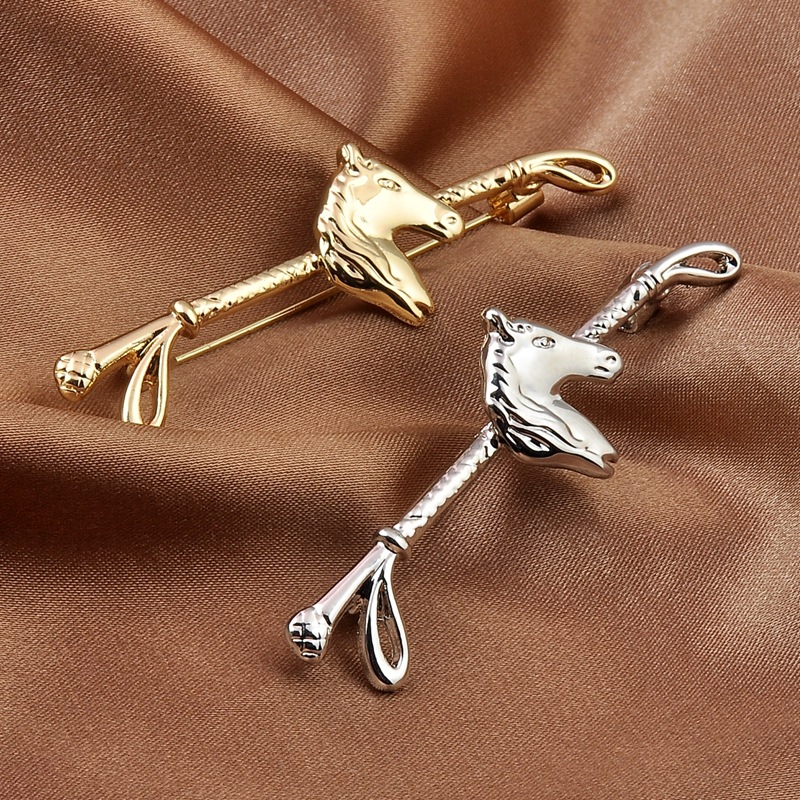 Ethnic Fast Fashion - Broches de Metal Brilhante Estilo Retrô