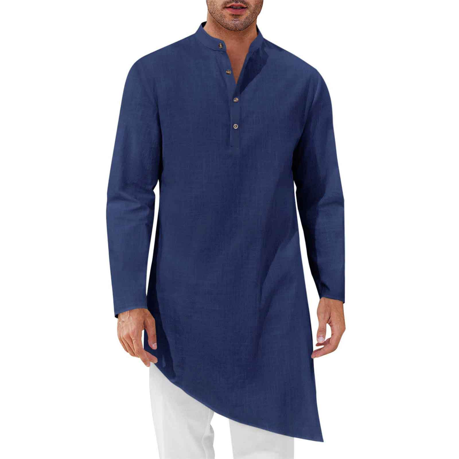 Camisas Longas Minimalistas Ma - Kurta Men Cotton avaliação e preço