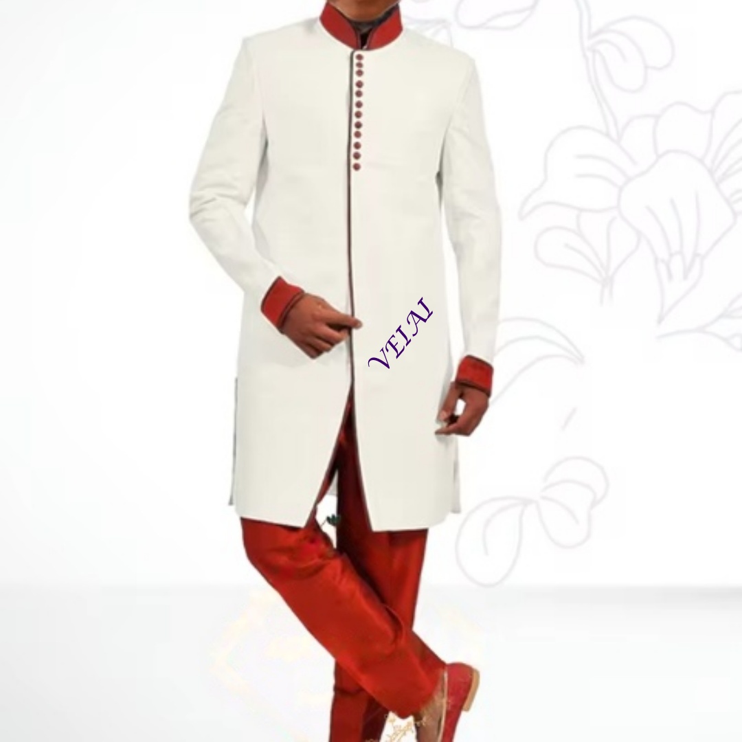 Kurta Pajama para Meninos, Tra - Kurta Men Cotton avaliação e preço