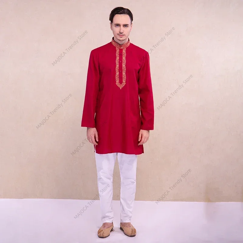 Vestido indiano para homens ku - Kurta Men Cotton avaliação e preço