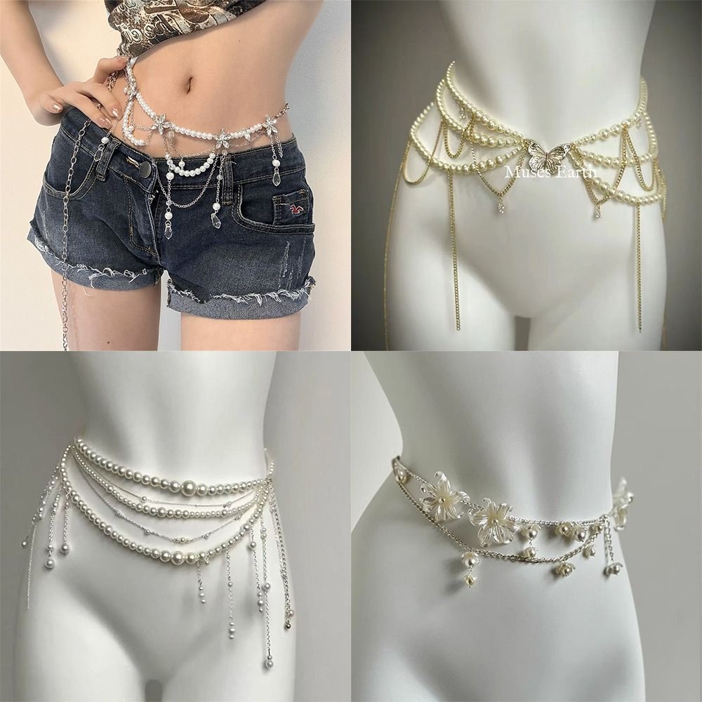 Moda elegante pérola cintura c - Ethnic Fashion Collection avaliação e preço