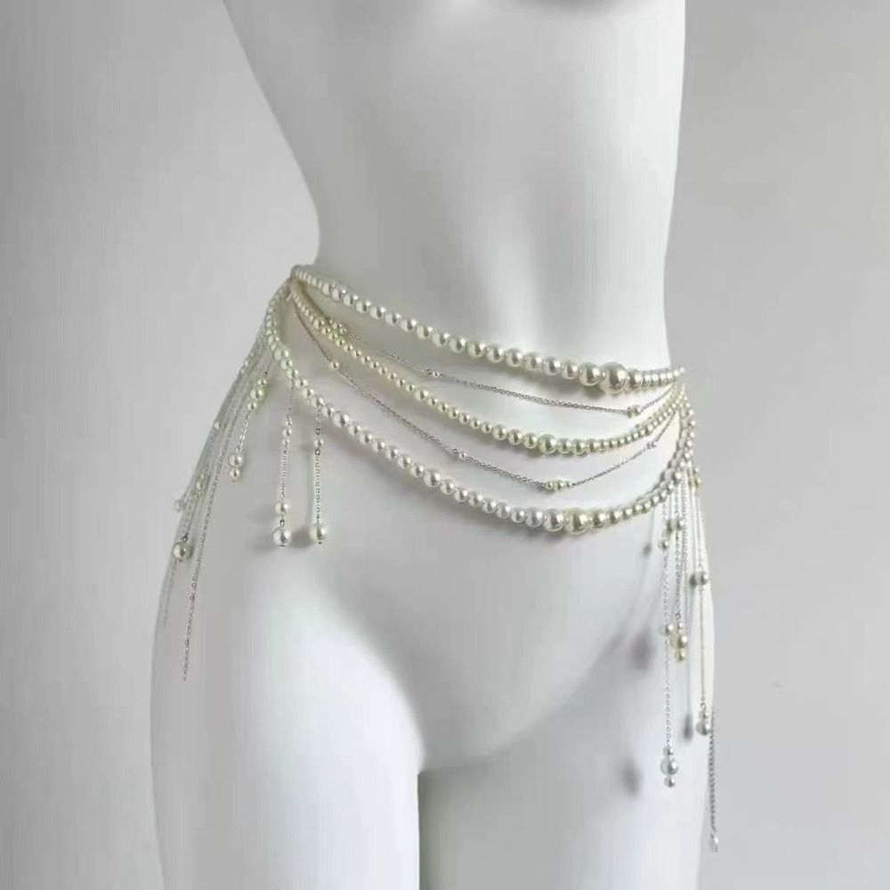 Moda elegante pérola cintura c - Ethnic Fashion Collection avaliação e preço